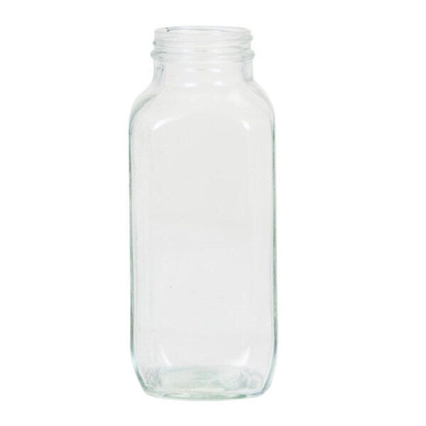 Square Glass Bottle, 16 oz.