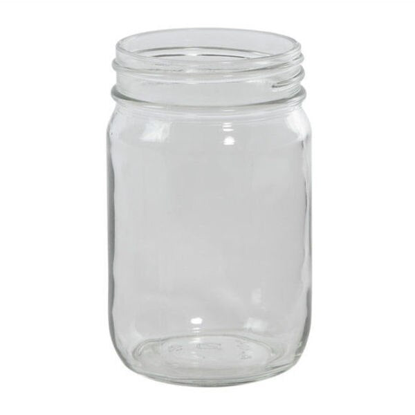 Condiment Glass Jar, 12 oz.