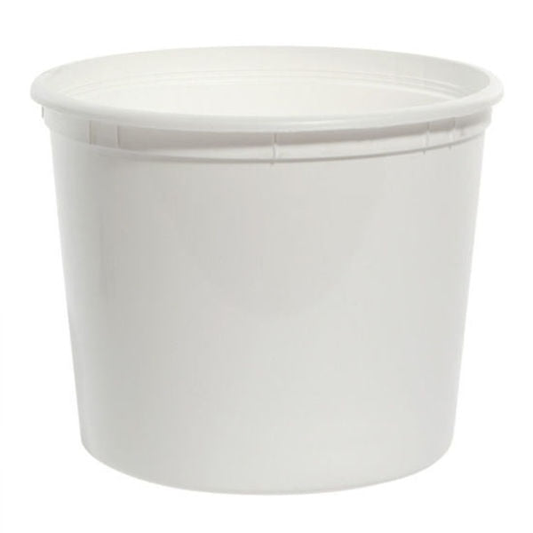 HDPE Tub, White, 166 oz.