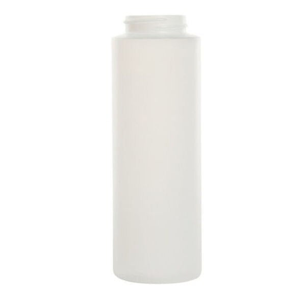 Cylinder HDPE Bottle, 8 oz.