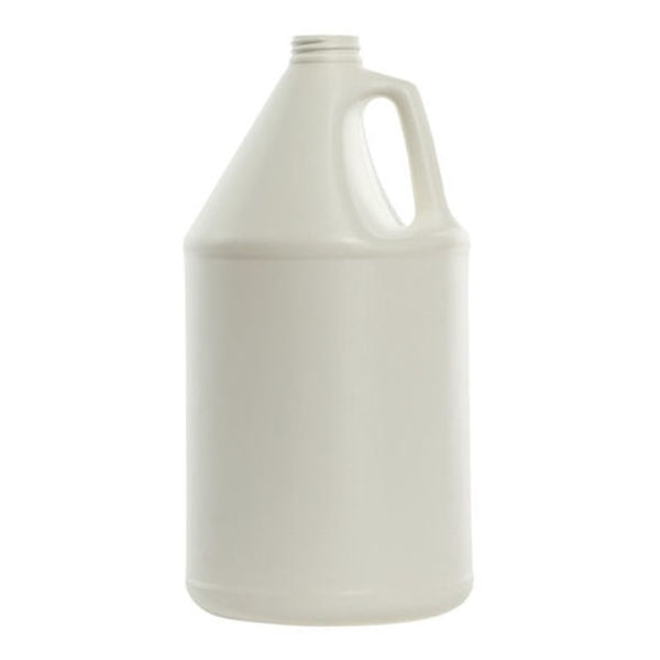 Industrial Round HDPE Bottle, 128 oz.