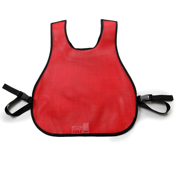 Plain Mesh Safety Vest, Red