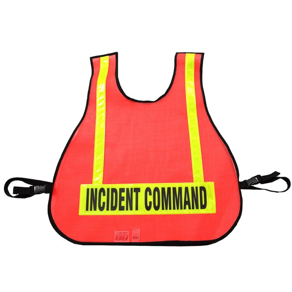 Incident Command Safety Vest, Safety Ora