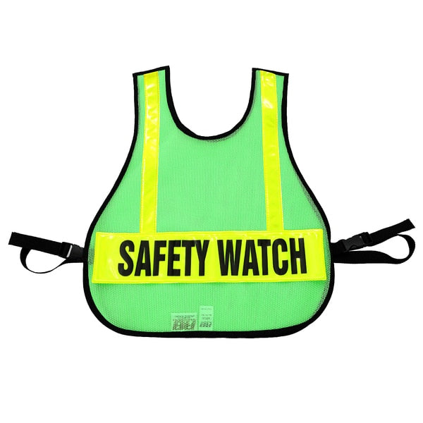 Safety Watch Traffic Vest, Lime Green