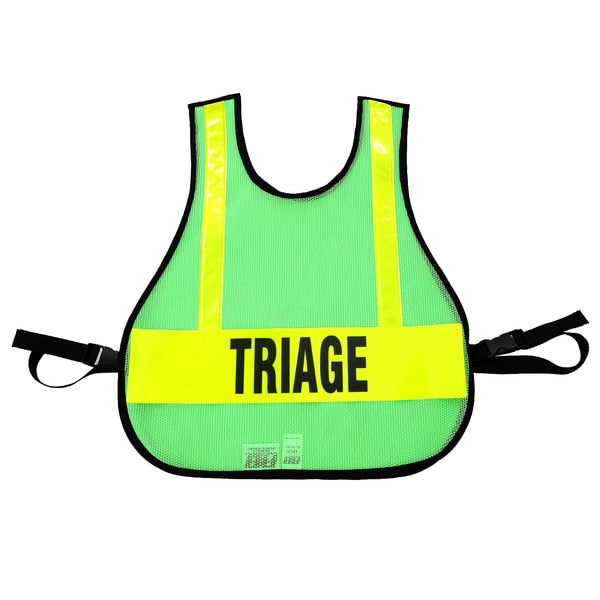 Triage Safety Vest, Lime Green