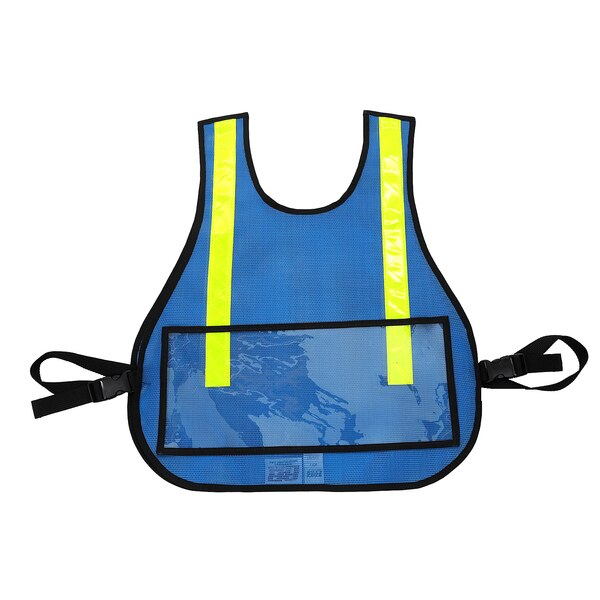 Traffic Safety Vest with Window, Royal B