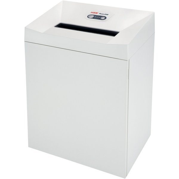 Paper Shredder, Cross-Cut, White, 21 gal.