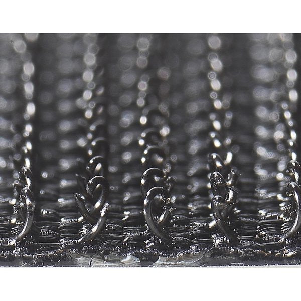 Reclosable Fastener, Disc, Rubber Adhesive, 5/8 in, Black, 15 PK