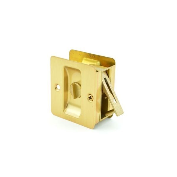 Privacy Pocket Door Lock Square Cutout for 1-3/8