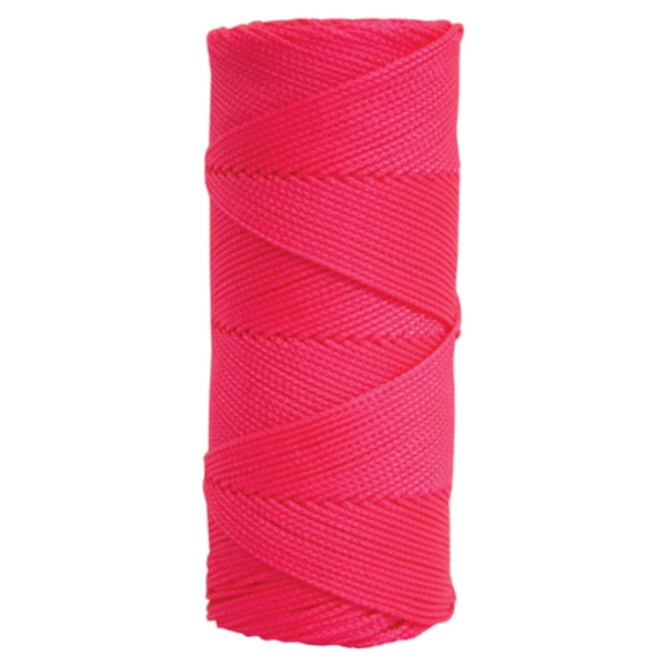 Fluorescent Pink Braided Nylon Masons L