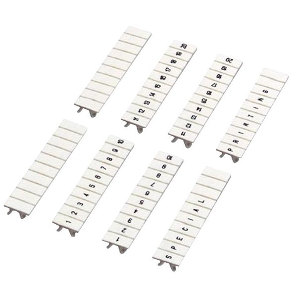 CLIP IN MARKING STRIP, 5MM, 10 CHARACTER