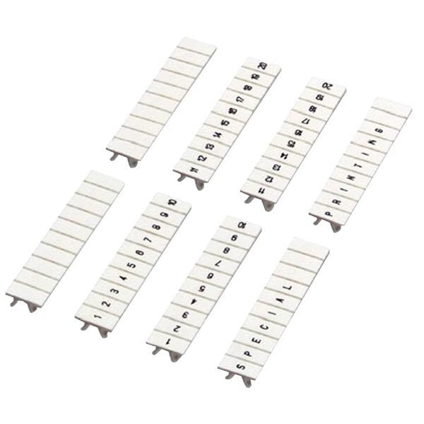 CLIP IN MARKING STRIP, 5MM, 10 CHARACTER
