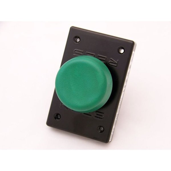 Plastic Plunger, Green, 2-1/4