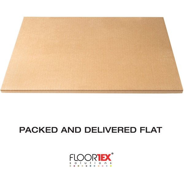 Chair Mat for Hard Floor, Rectangular Wit