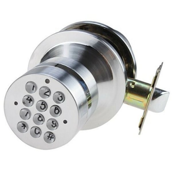 Knob Lockset, Mechanical, Entrance, Grd. 2