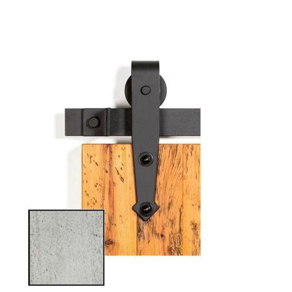 Mill Finish STNLS Steel Barn Door Hardware 0117-4053 40