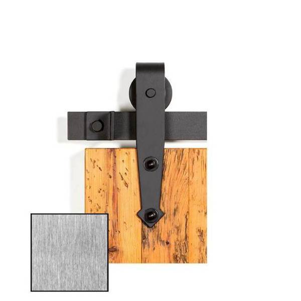 Brushed Nickel Barn Door Hardware 0117-9053 90