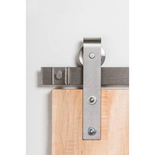 Brushed Nickel Barn Door Hardware 0120-9069 90