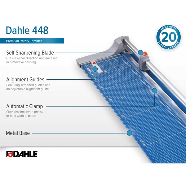 Premium Rolling Trimmer, 51-1/8 in. L