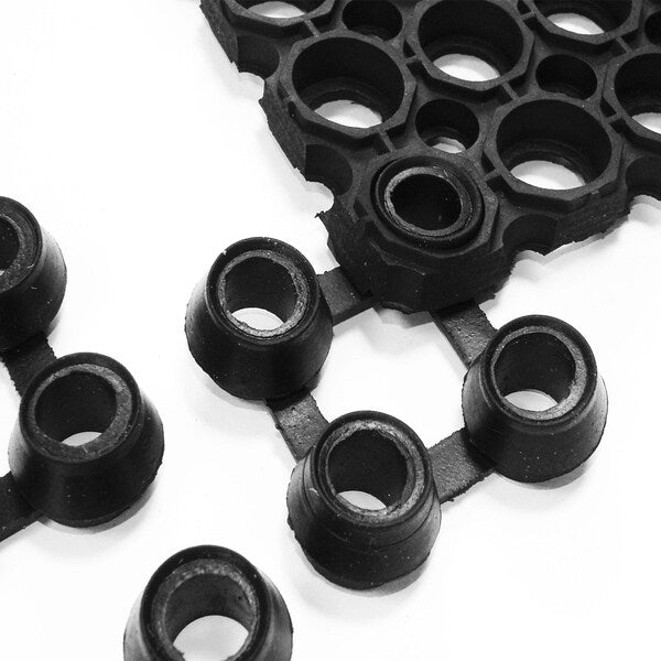 Connectors, Black, 4 in W x