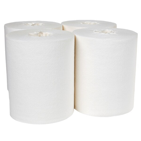 Premiere Centerpull Paper Towel, 1 Ply, 250 Sheets, White, 4 PK