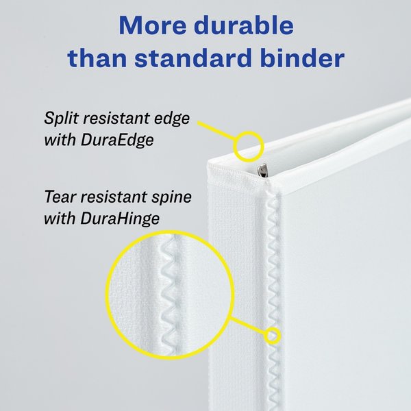Heavy-Duty View Binder, 1-1/2