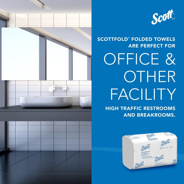 Scottfold Multifold Paper Towels, 9.4