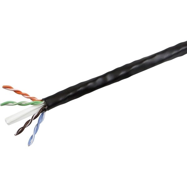 Data Cable, 1000 ft. L, Black Jacket