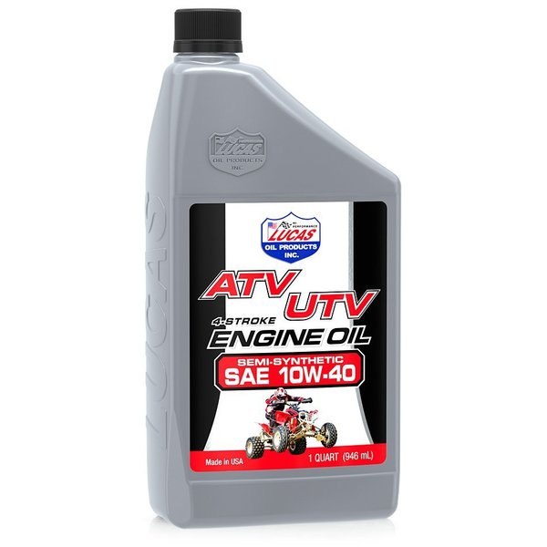Semi-Synthetic Sae 10W-40 Atv Oil, 1x1/5