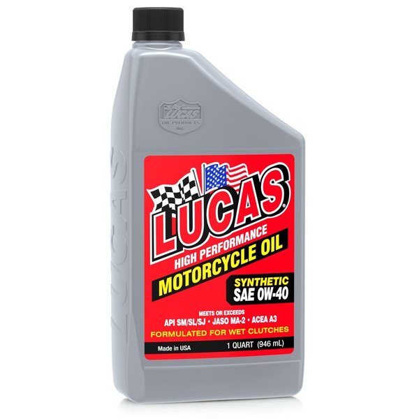 Synthetic Sae 10W-50 Motorcycle Oil, 1x1/