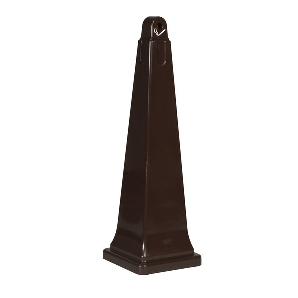 Cigarette Receptacle, 1 gal., Black