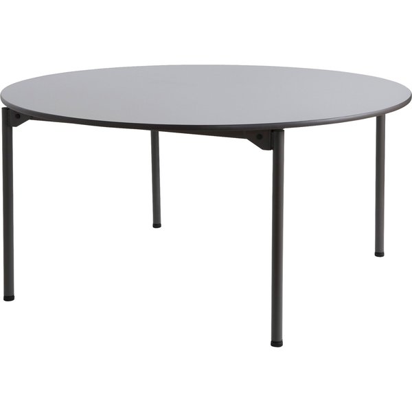 Round Maxx LegroomÃ¢âÂ¢ Wood Folding Table, Gray - 60