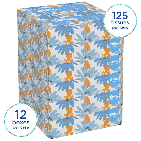 Convenience Case 2 Ply Facial Tissue, 125 Sheets