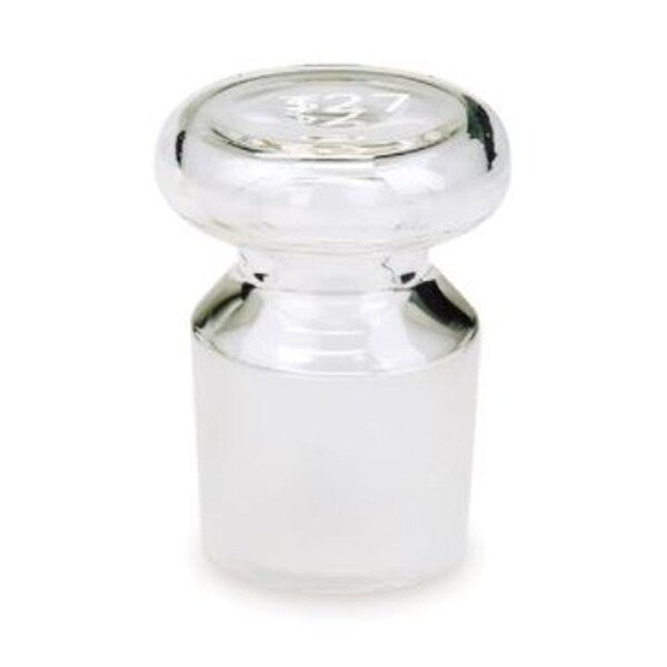 Ground Glass Flask Stoppers, Clear, , PK6
