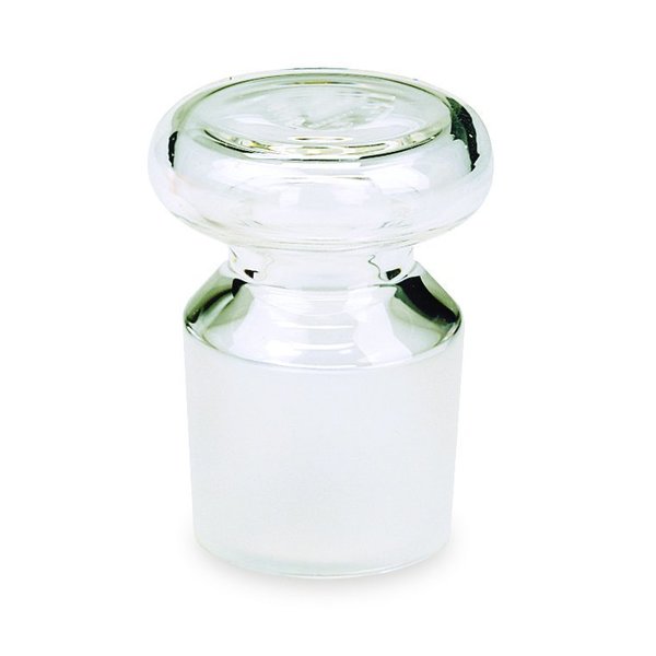 Ground Glass Flask Stoppers, Clear, , PK6