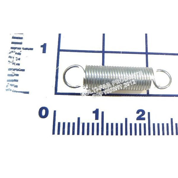Lip Extension Springs, Spring 1/2 Dia X