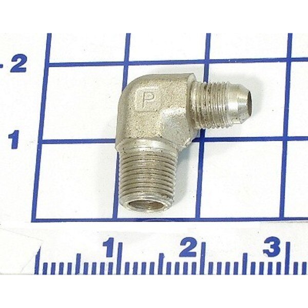 Fittings, Elbow: 90 Male, 37 Flare 3/8