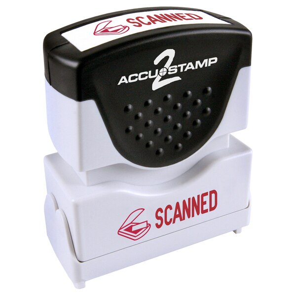 Message Stamp, Scanned, Red Ink