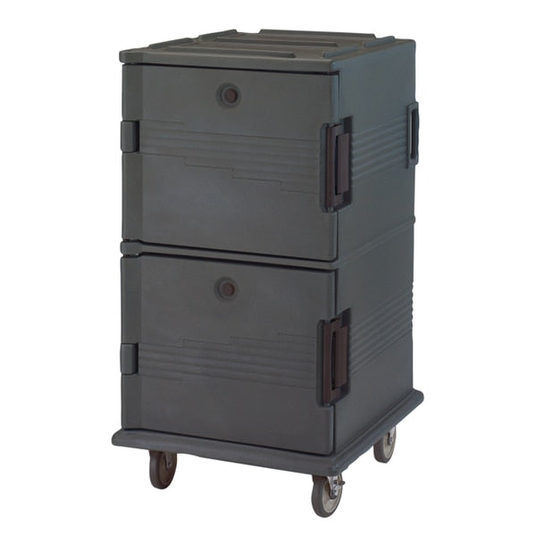 Food Transport Cart, Side-Load, Black