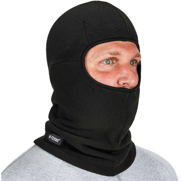 Balaclava with Zipper, Universal, Black