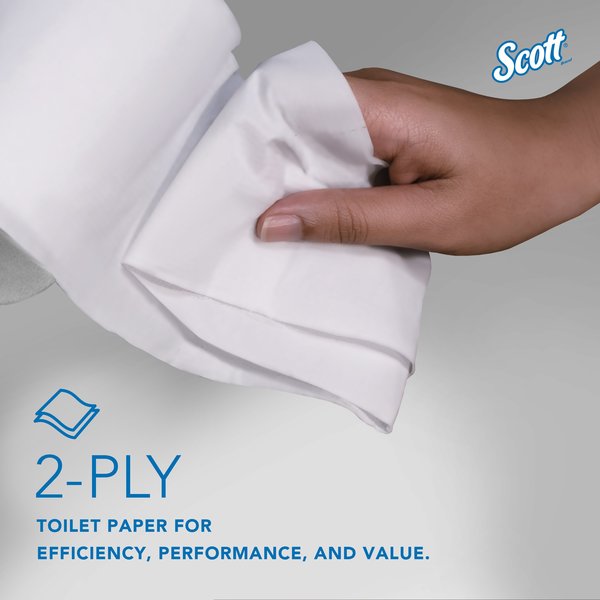 Coreless High-Capacity Standard Roll Toilet Paper, 2-Ply, White, (1,000 Sheets/Roll, 36 Rolls)