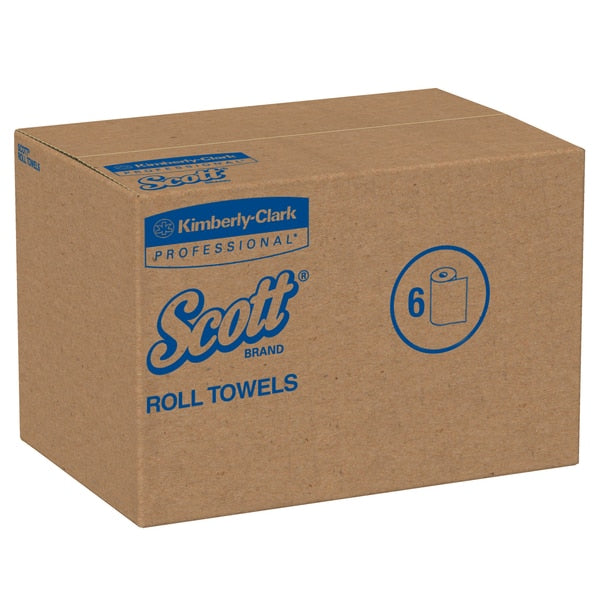 Essential Perforated Roll Paper Towels, 1, Continuous Roll, 800 ft, Natural, 12 PK