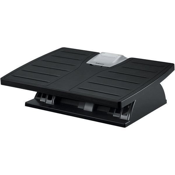 Adjustable Footrest with Microban, HPS Black/Silver