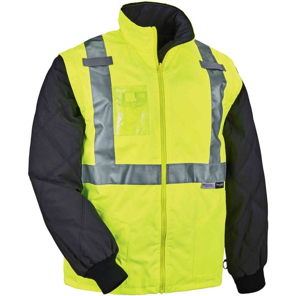 Convertible Thermal Jacket, Lime, Small