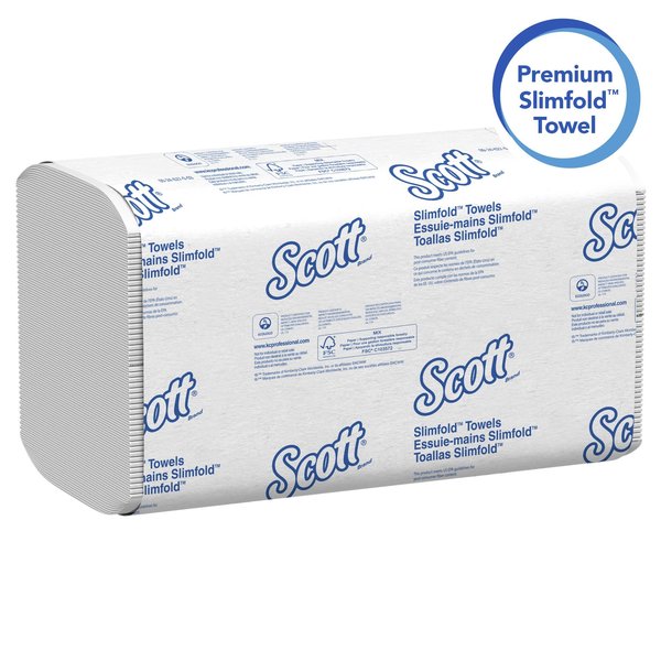 Scott Control Slimfold Multifold Paper Towels, 1, 90, White, 24 PK
