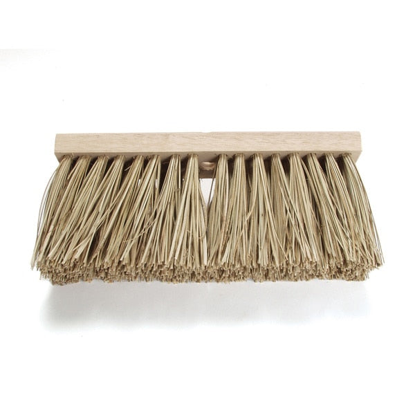 Broom Head, Brown, 6 1/4 in L Bristles