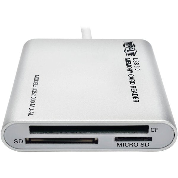 USB 3.0 Memory Media Reader, Aluminum