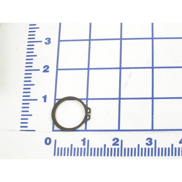 External Retaining Ring, Steel Plain Finish, 1 in Shaft Dia
