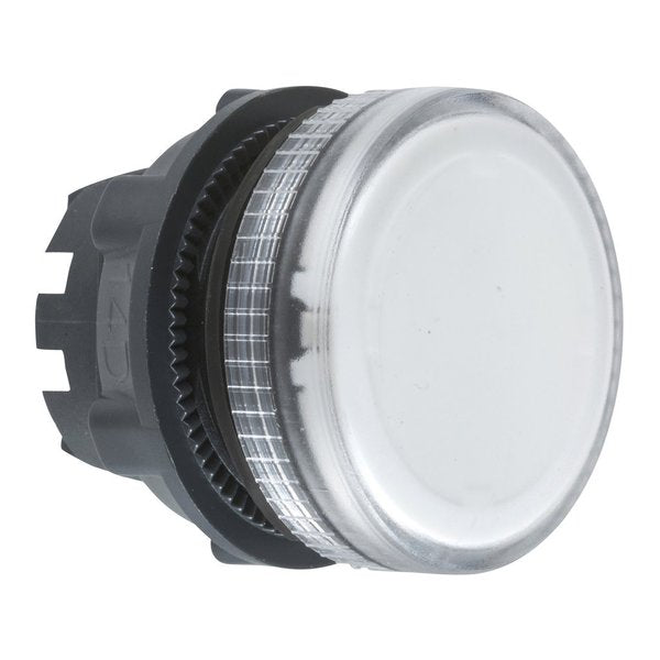 Clear pilot light head 022 plain lens fo
