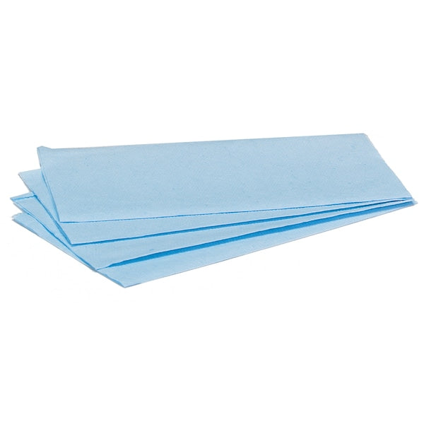 Dry Wipe, Blue, Paper, 10 PK, 224 Wipes, 9 in x 10 1/4 in